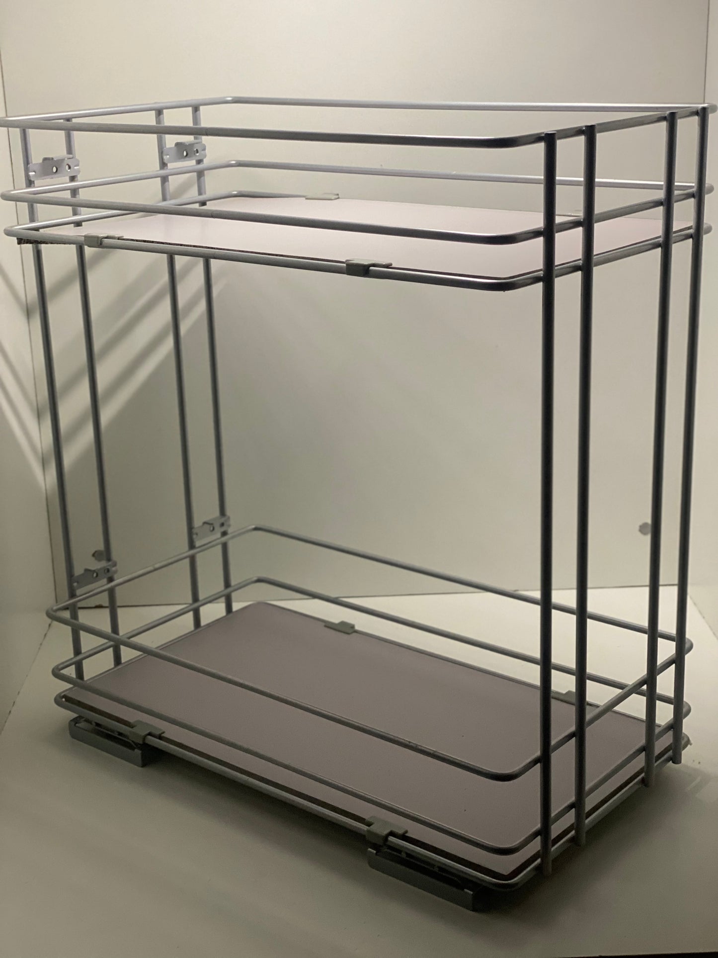 Rangement coulissant 2 paniers pour meuble l.30 cm (neuf)