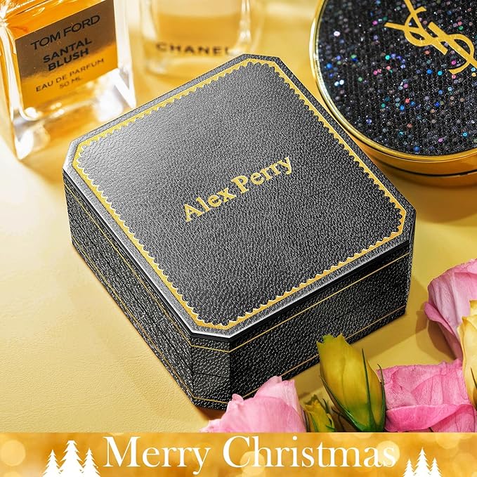 Alex Perry Collier en Cristal pour femmes, Collier en Argent 925, Pendentif en Cristal Cube pour Filles, Cadeaux Personnalisés pour Elle, Cadeaux pour la Fête des Mères, avec boîte à bijoux