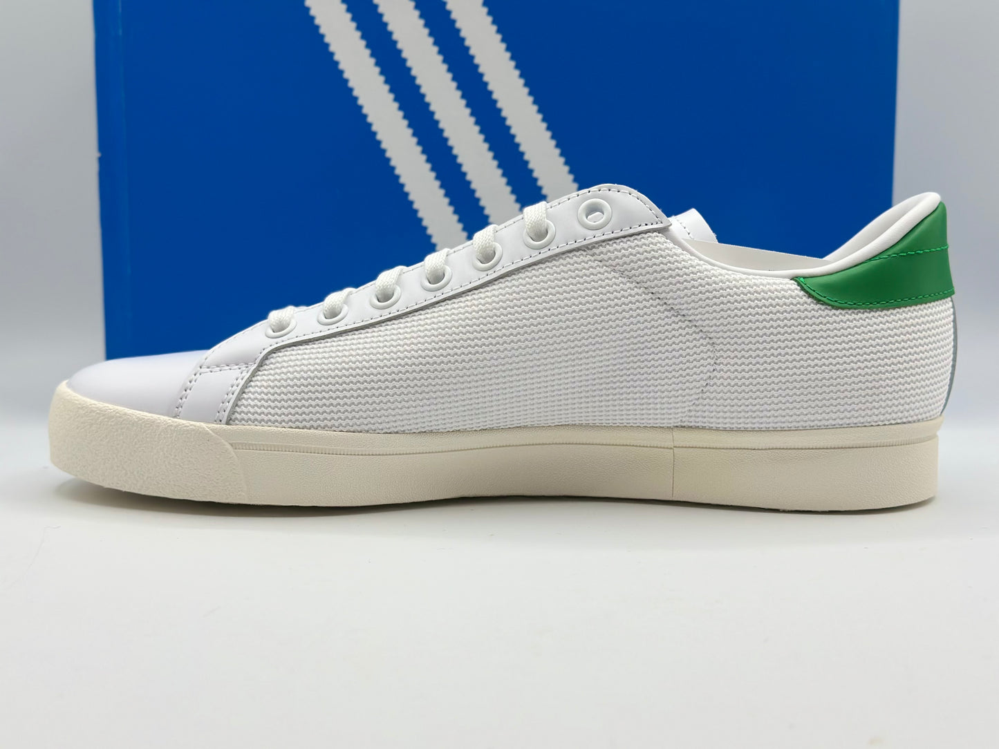 adidas Originals Rod Laver Chaussures vintage pour homme Blanc nuage/vert