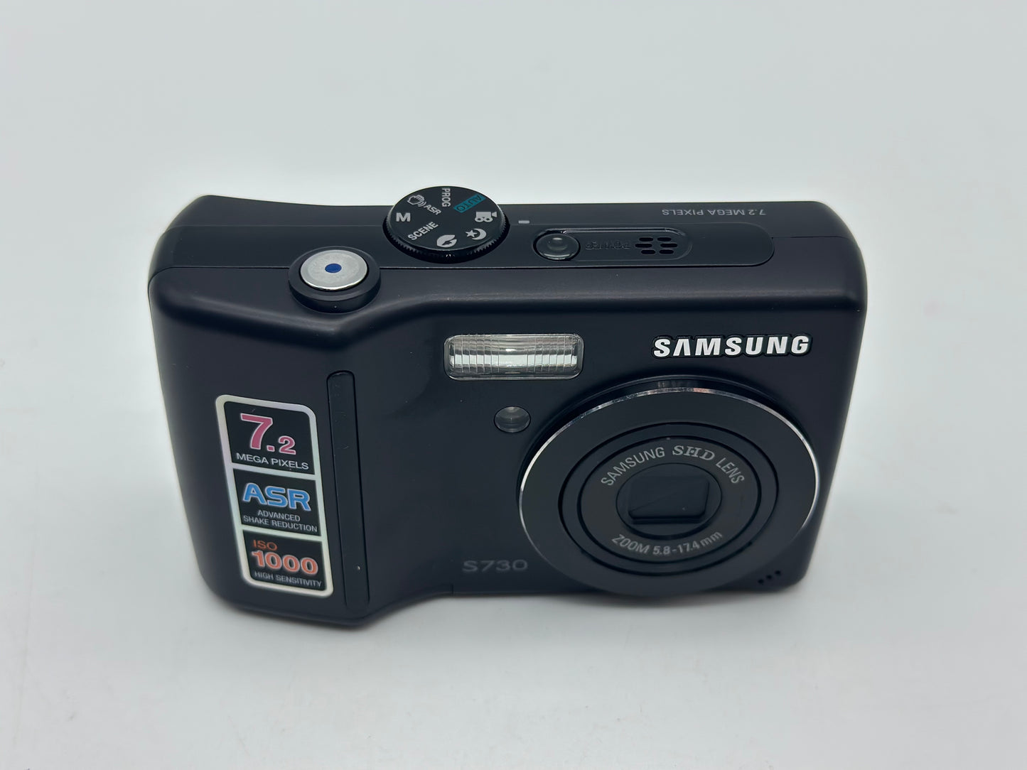 Appareil photo Compact Samsung L730 Noir compact - 7.2 MP - 3x zoom optique - flash 10 Mo - noir - Samsung