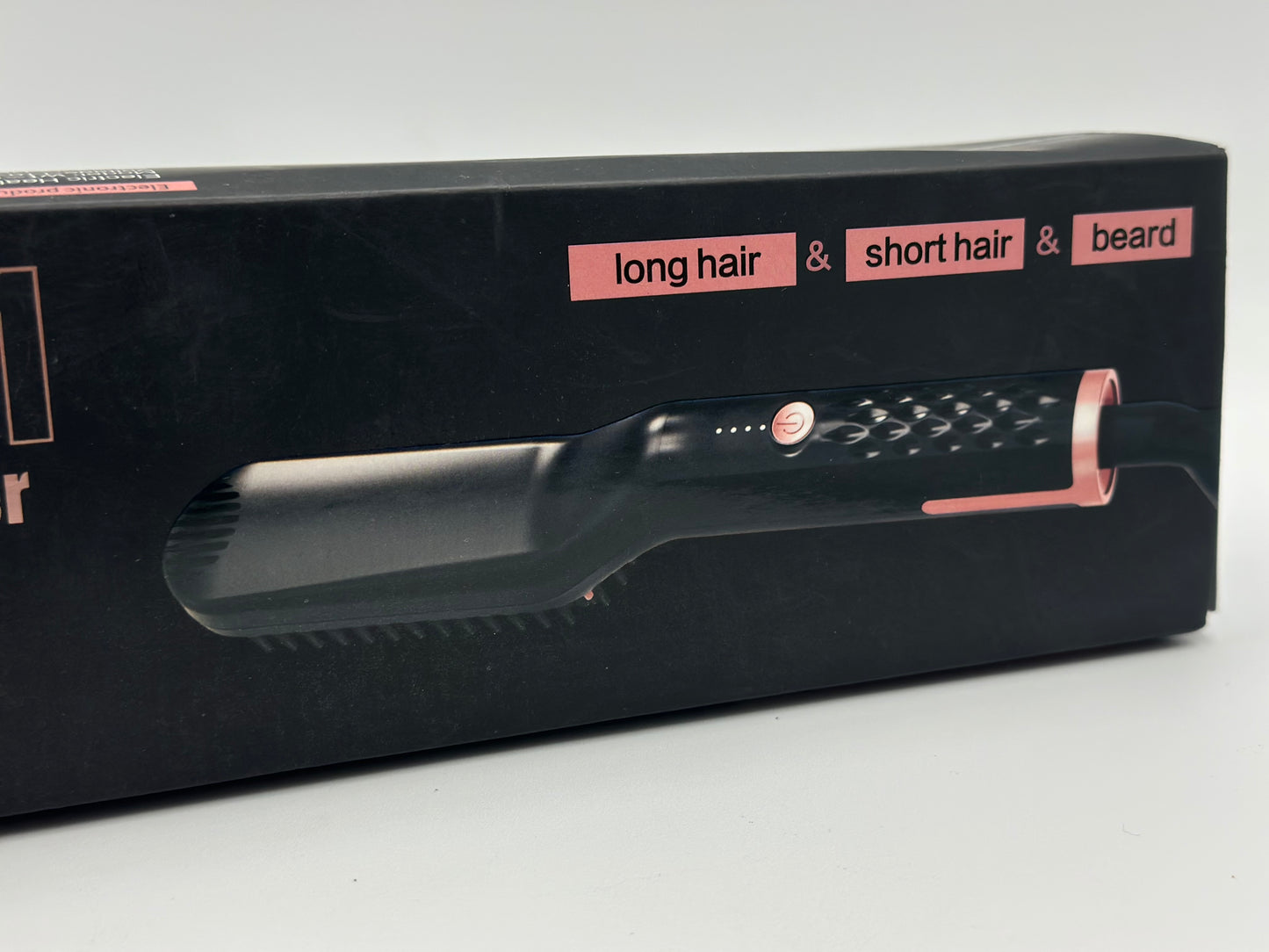 Lisseur à Barbe pour Hommes, Brosse Lissante pour Cheveux, Brosse Lisseur à Barbe Electrique Lisseur Professionnel 3 en 1 pour Hommes et Femmes à la Maison et en Voyage