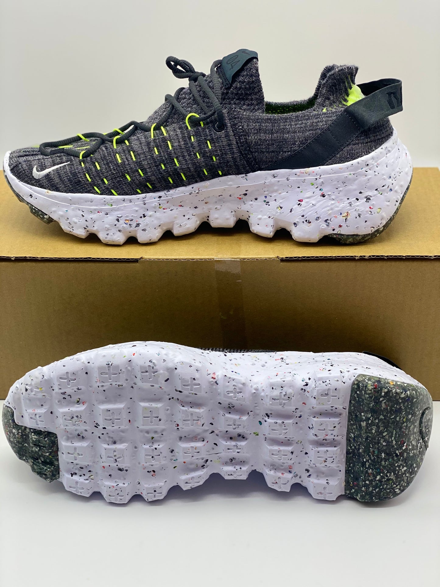 Chaussures de running Nike Space Hippie 04 pour hommes - Noir - Synthétique - Lacets