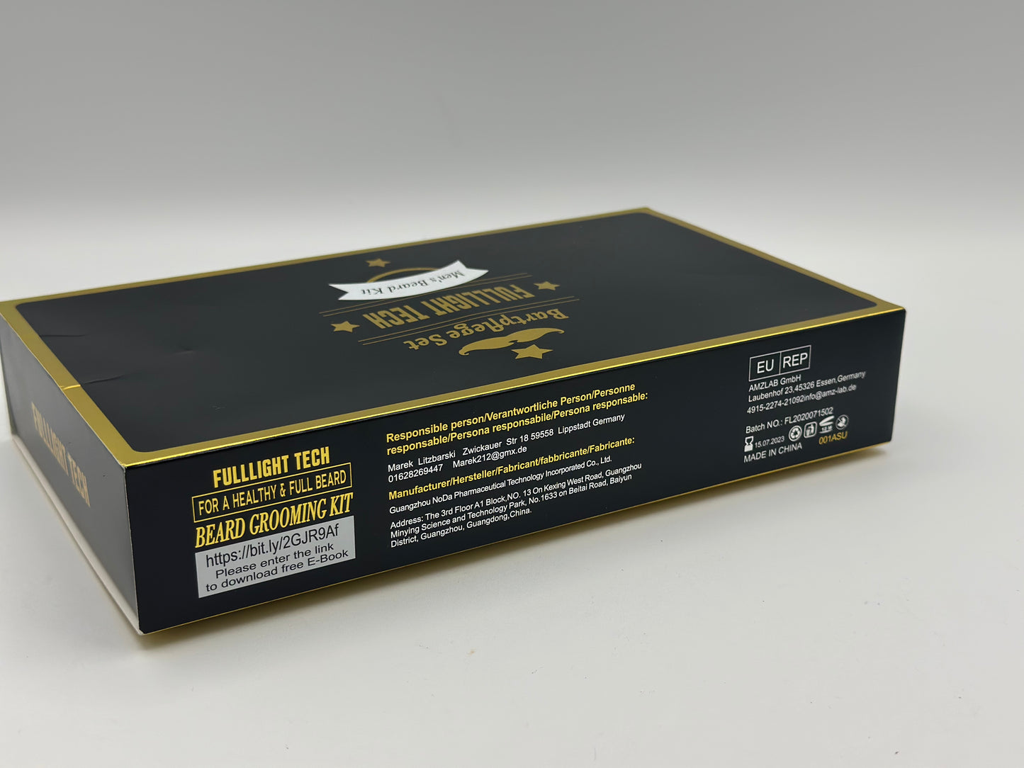 Kit de barbe homme FULLLIGHT TECH neuf huile brosse ciseaux