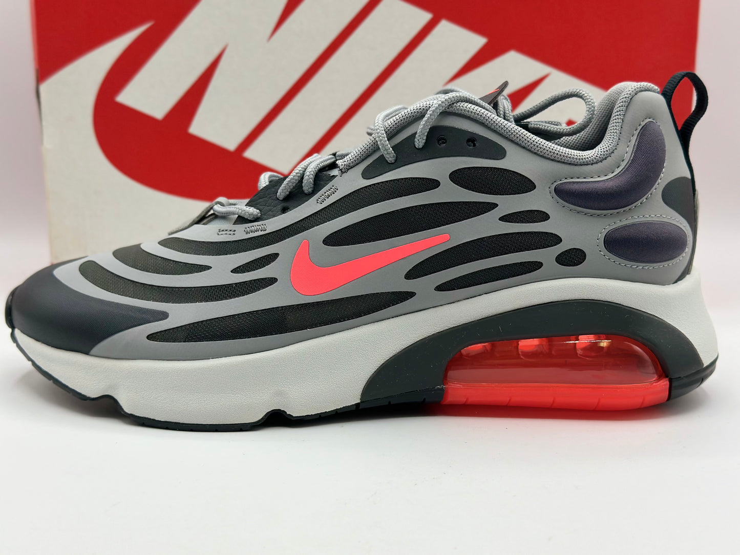Chaussure de course Nike Air Max Exosense pour homme, blanc bleu rouge
