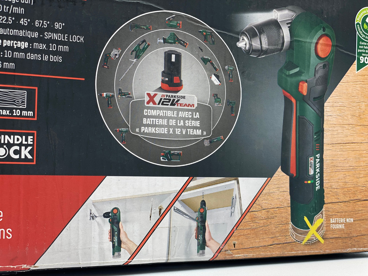 Perceuse d’angle sans fil 12v B2 neuve