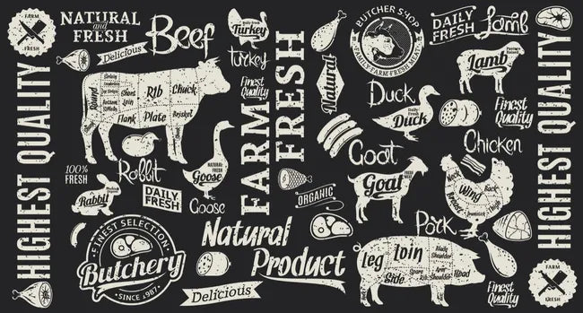 Fond de hotte acier Farm L.120 x H.64 cm x Ep.0.9 cm Noir