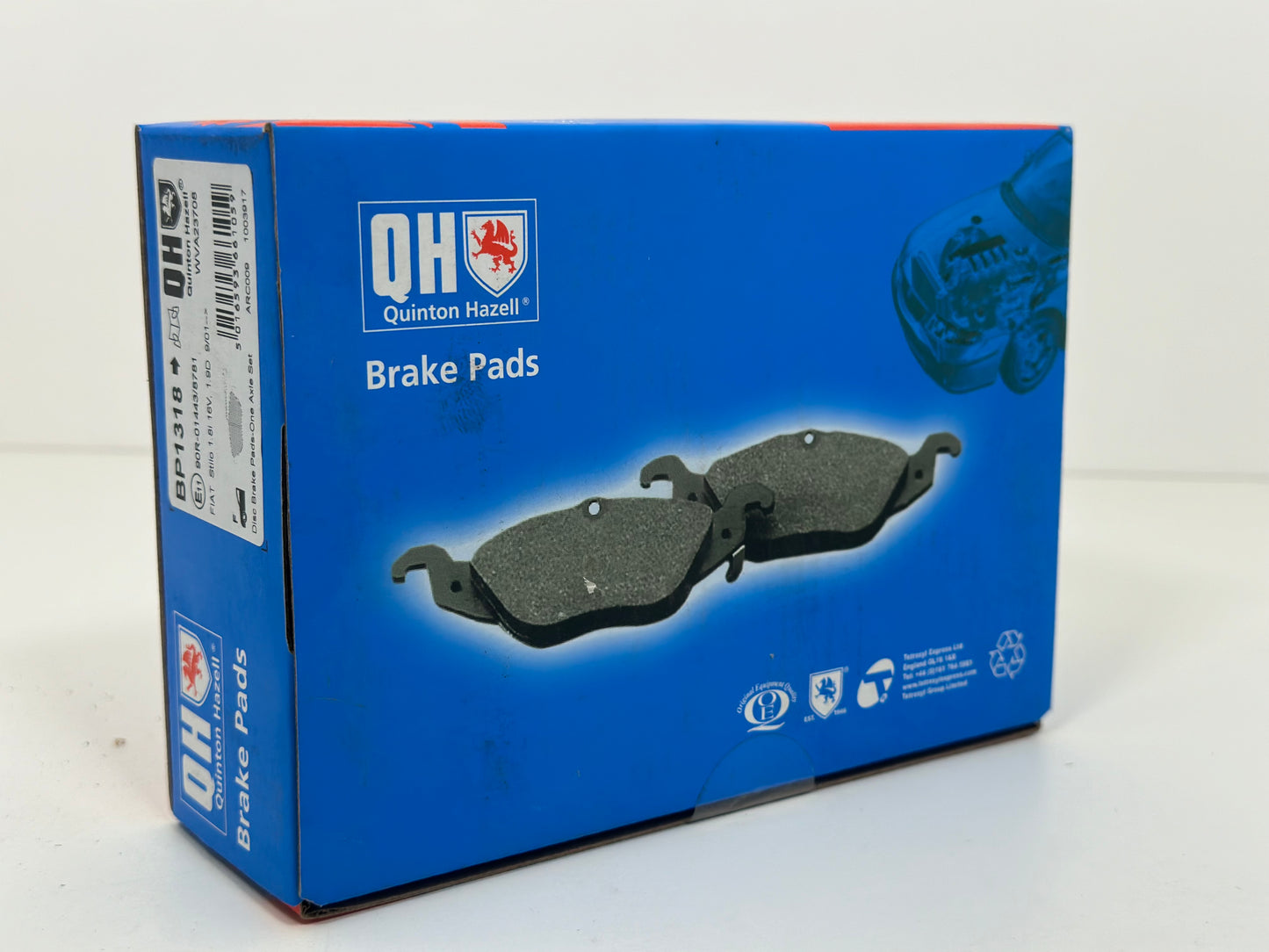 QUINTON HAZELL BP1550 Plaquettes de frein pour fiât Opel vauxhall