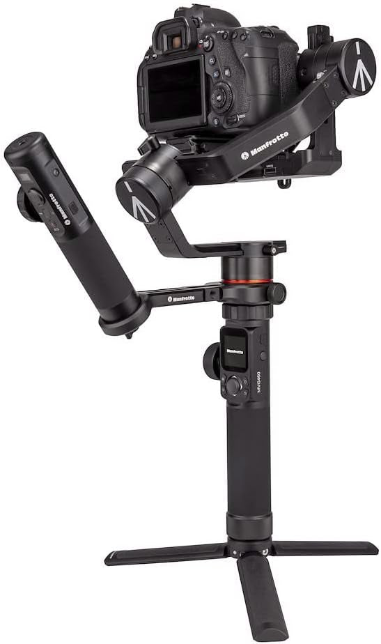 Stabilisateur Pro Portable à Cardan 3 Axes pour Appareils Photo Reflex, Idéal pour Les photographes
