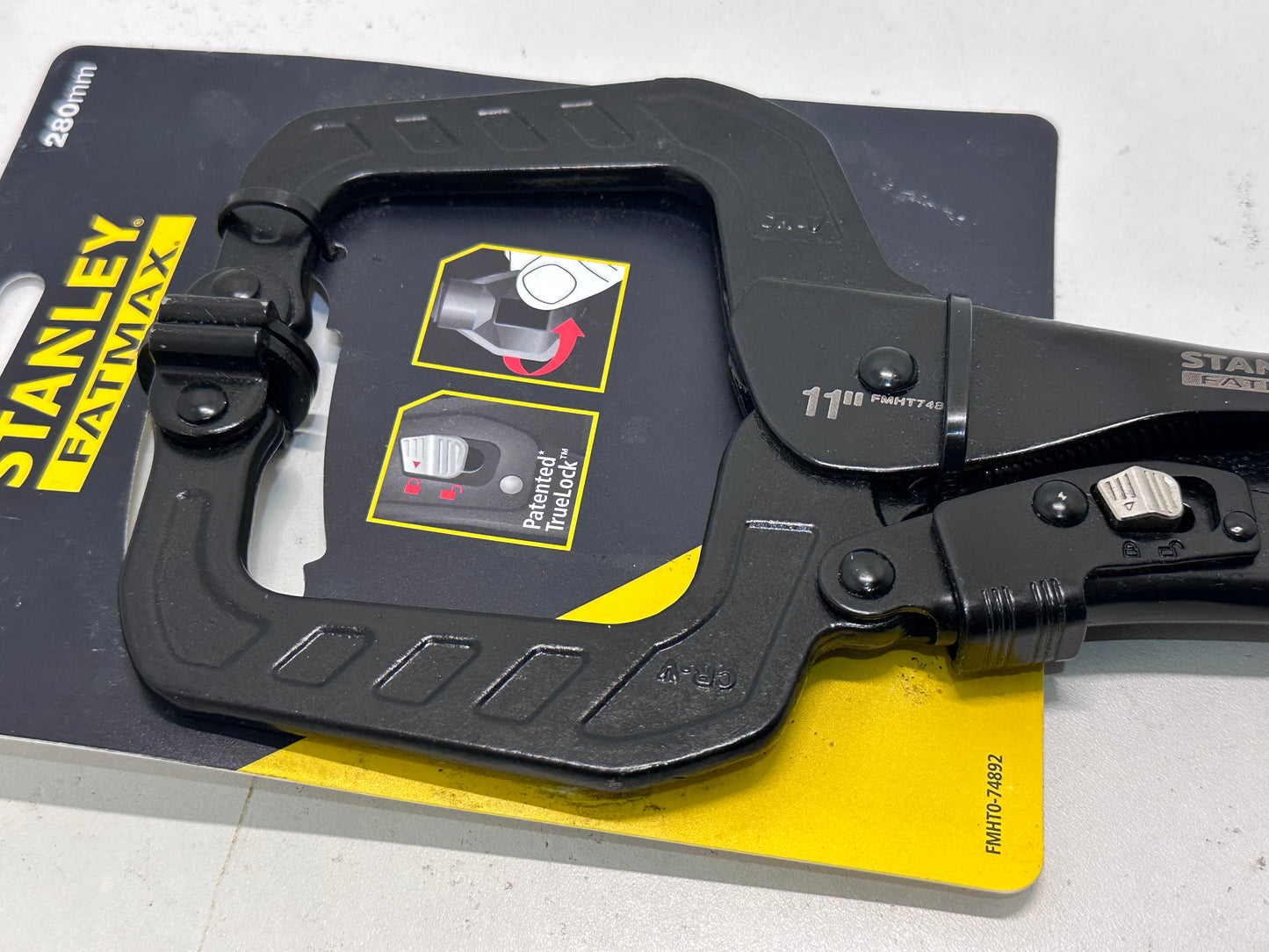 STANLEY Fmht0-74892 Presse Profile C 280 Mm Gamme FATMAX - Traitement Induction Pour Une Plus Grande Durée De Vie - Acier Haute Performance - Long Garrot De Serrage - Mécanisme Trulock