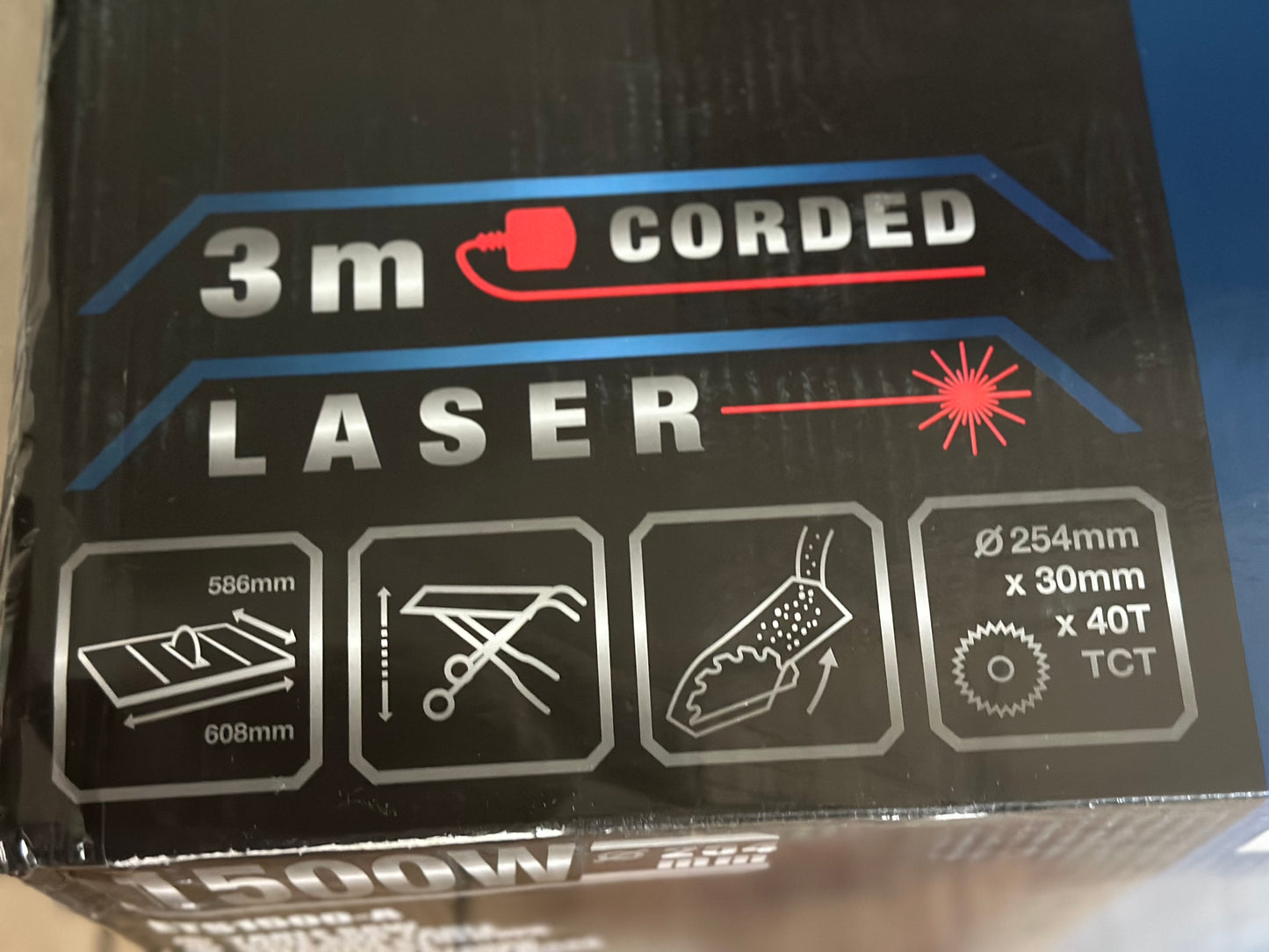 Scie sur table 1500W 254 mm - Erbauer neuf emballer