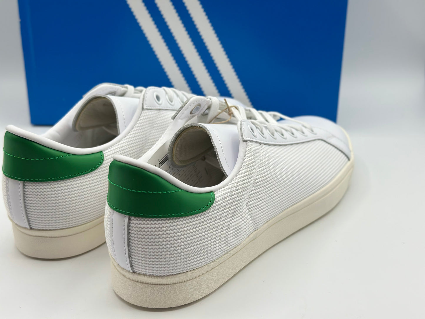 adidas Originals Rod Laver Chaussures vintage pour homme Blanc nuage/vert