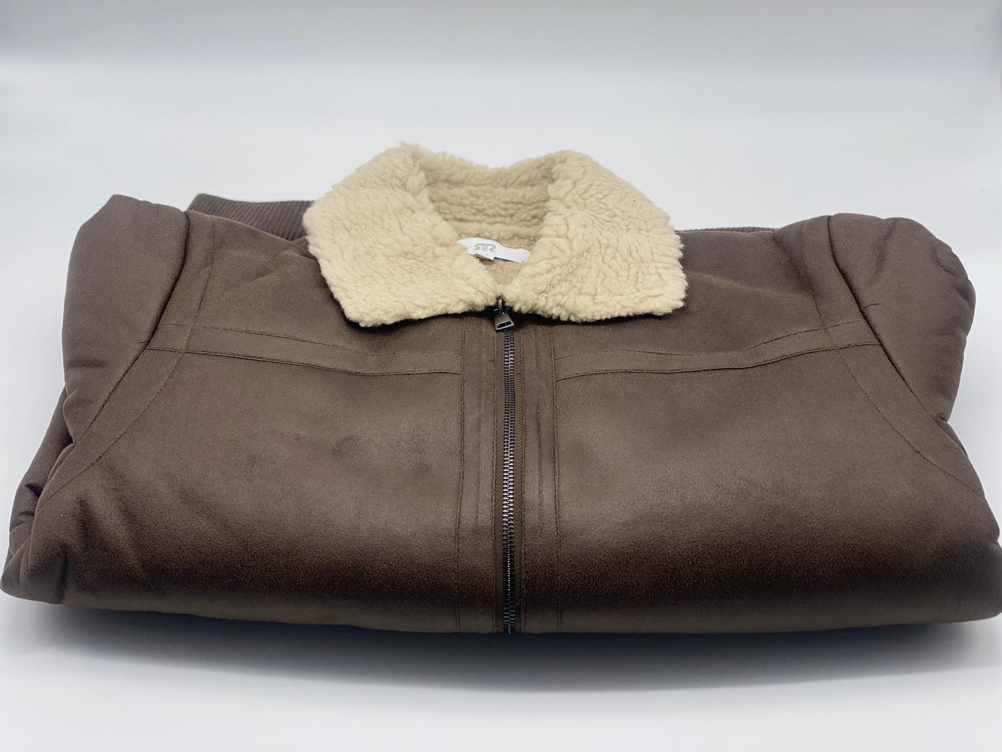 Magnifique blouson marron havane taille L neuf