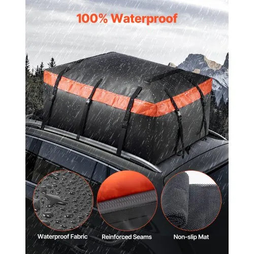 Sac de Toit de Voiture 566 L Porte-Bagages de Toit en PVC Transport (neuf)