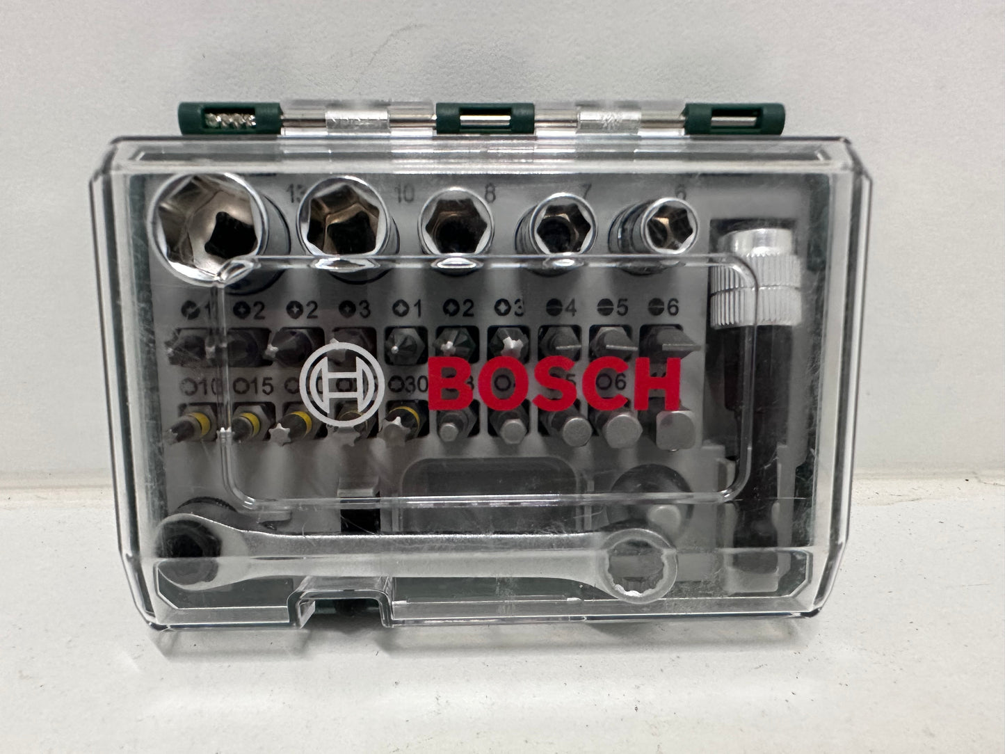 Bosch 27pcs. Jeu d'embouts de tournevis et à cliquet (PH, PZ, Hex, T, S-Bit, accessoires perceuse-visseuses et tournevis)