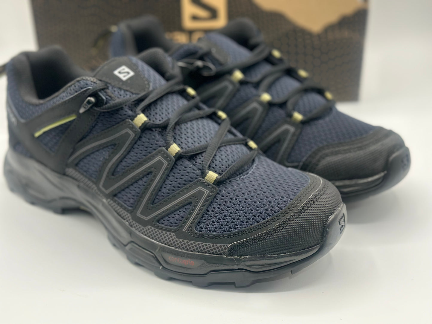 SALOMON Chaussures de Trail Noir Homme Salomon neuves et authentique