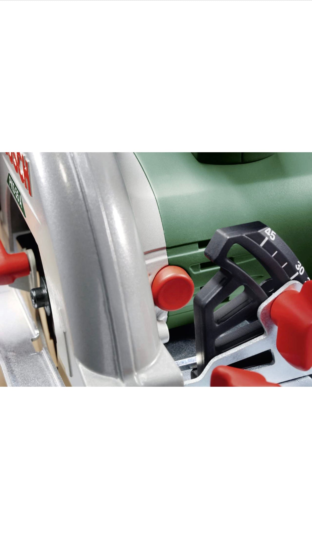 Scie circulaire filaire Bosch (1200W, livrée avec lame pour bois, butée Parallèle neuve