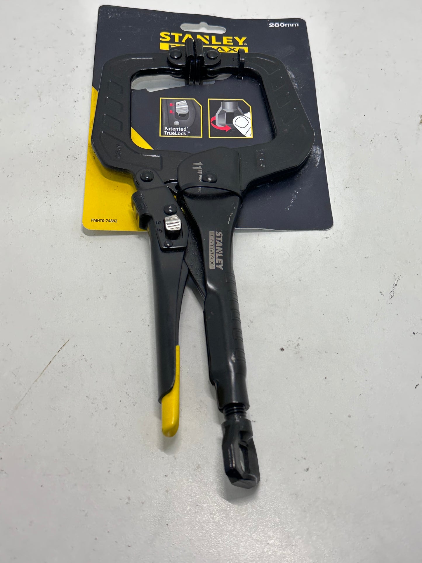 STANLEY Fmht0-74892 Presse Profile C 280 Mm Gamme FATMAX - Traitement Induction Pour Une Plus Grande Durée De Vie - Acier Haute Performance - Long Garrot De Serrage - Mécanisme Trulock