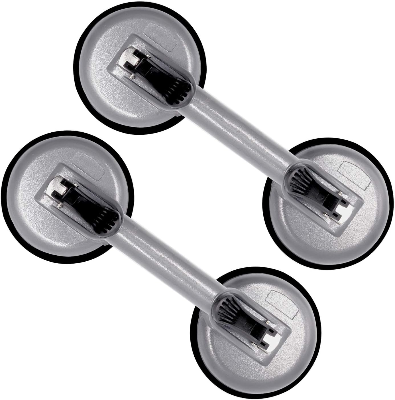 Ventouse en verre en aluminium Ventouse en verre Ventouse Porte-ventouse en caoutchouc 120 mm, max.80 /100kg