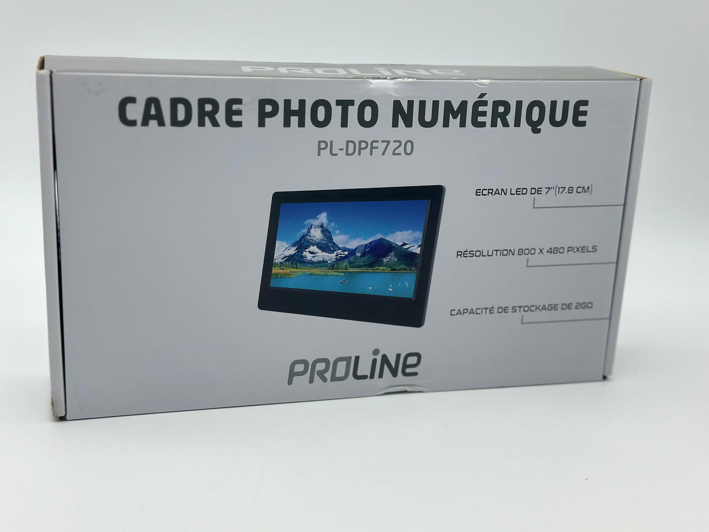 Cadre photo numérique Noir neuf
