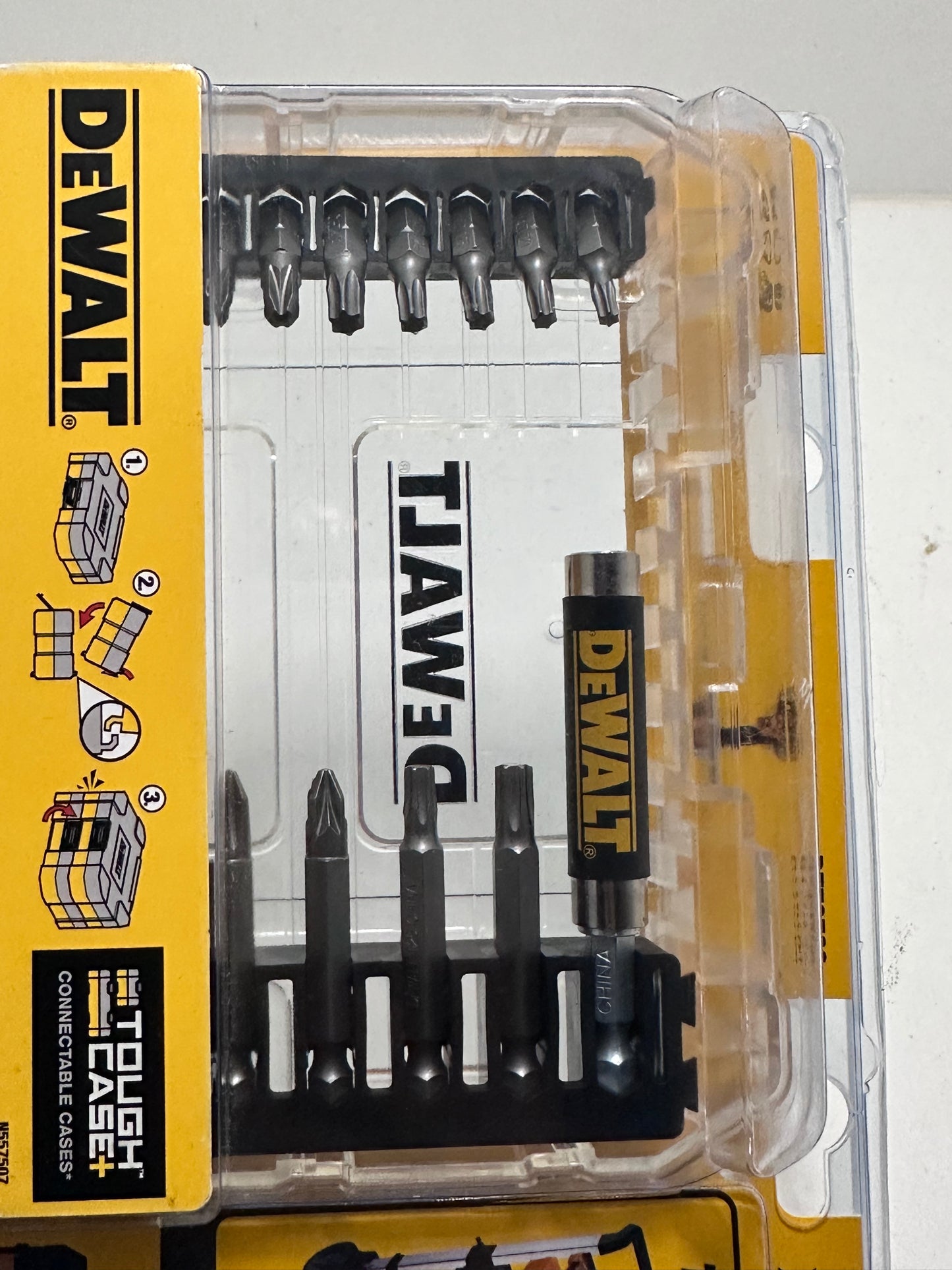 DeWalt DT70708-QZ Coffret Toughcase Coffret 25 Pièces - Embouts de Vissage et Forets Métal - Pour Perceuse-Visseuse Argent