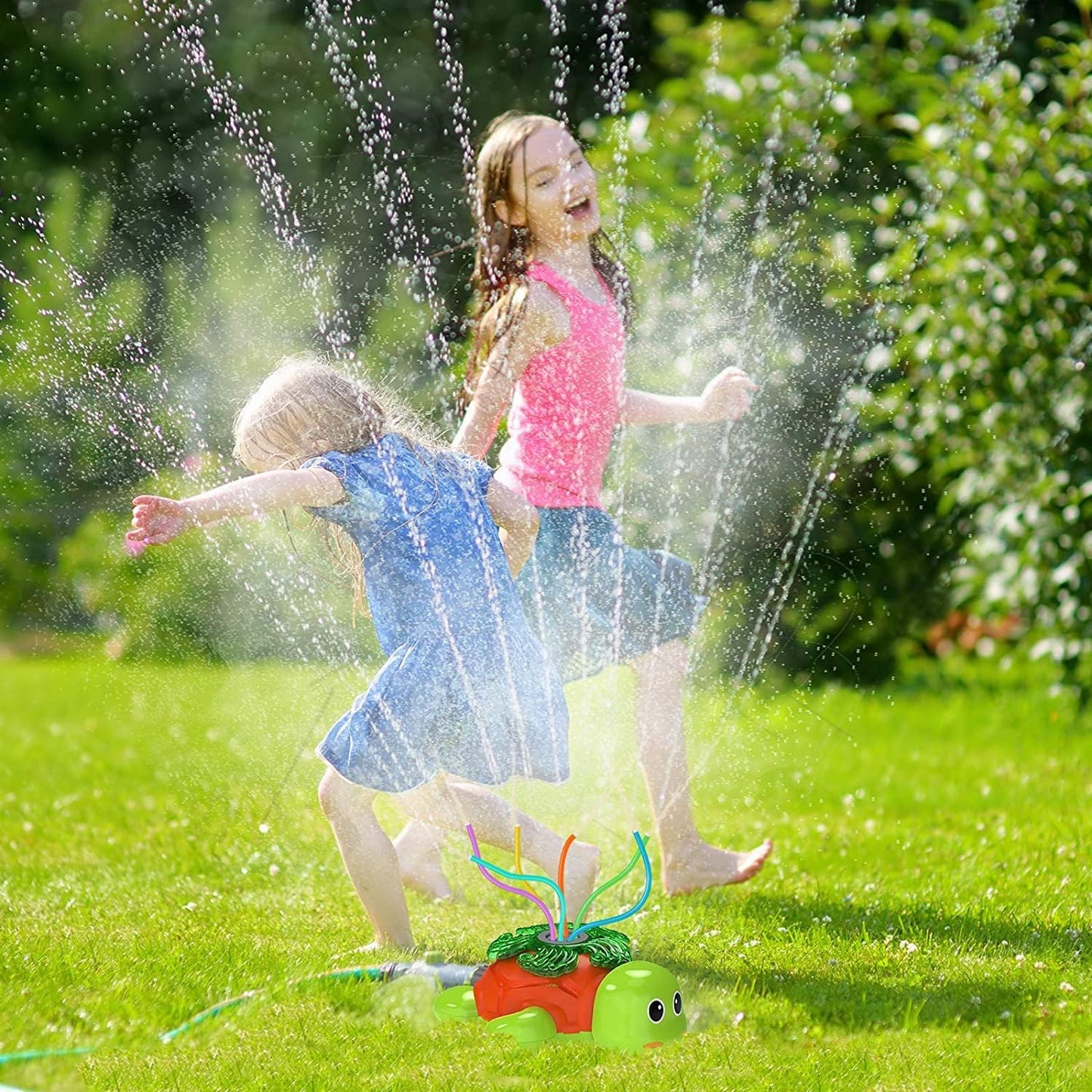 Jouets d'eau pour enfants Sprinkler Enfants, jouets d'été arroseurs d'eau dans le design de tortue pour les activités de plein air de jardin, jouets d'eau de pulvérisation pour les tout-petits filles garçons