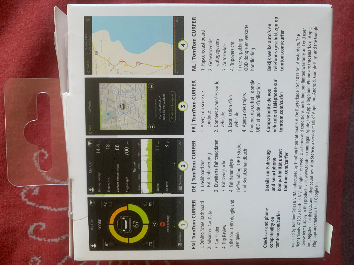 GPS TomTom Curfer