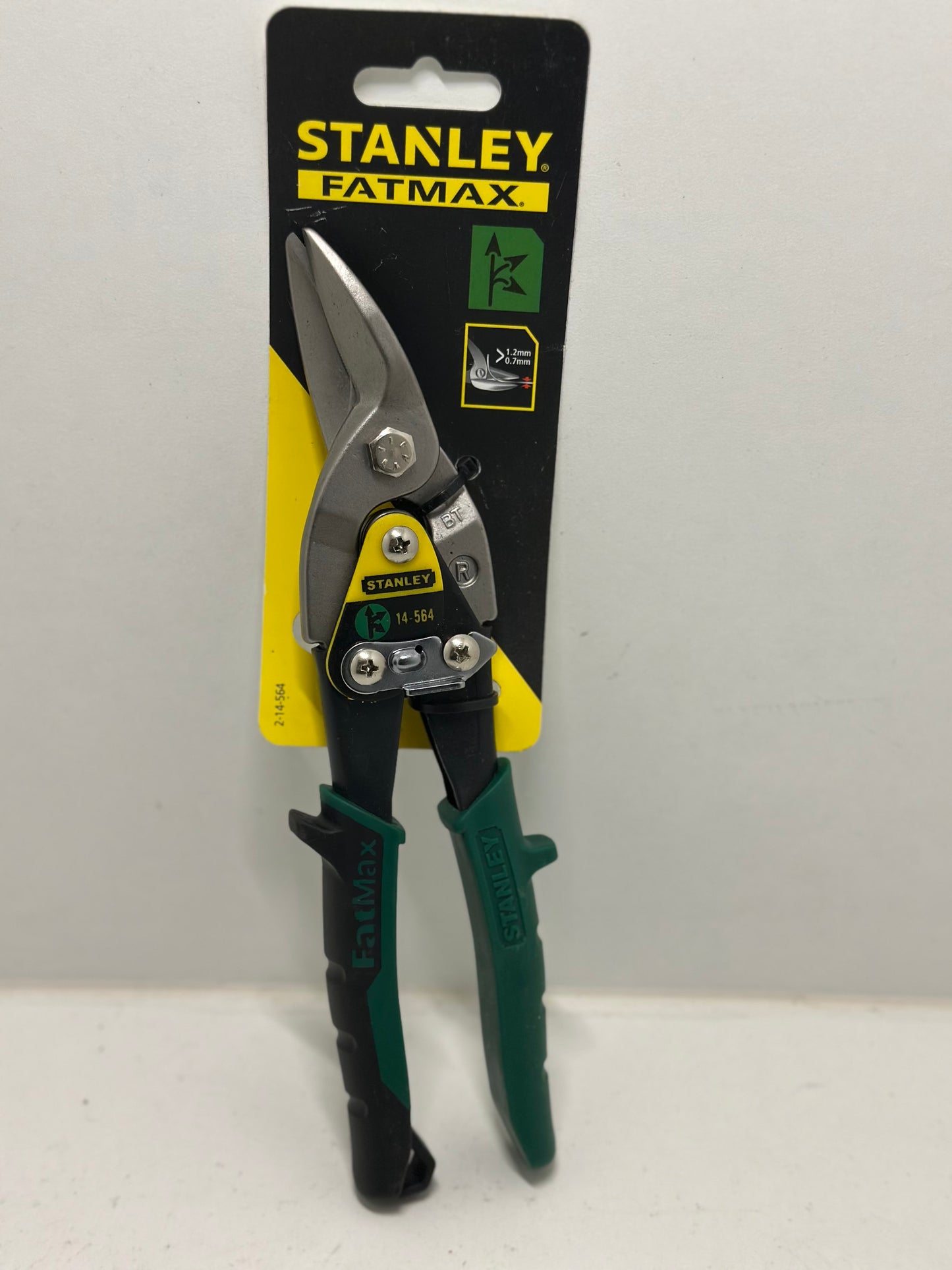 Stanley MaxSteel 14-564 Cisaille d'aviation courbe droite 24,9 cm