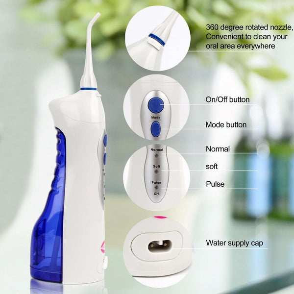 irrigateur buccal professionnel irrigateur dentaire portable rechargeable dents propres irrigateur à jet d'eau de fil dentaire buccal et irrigateur Nasal