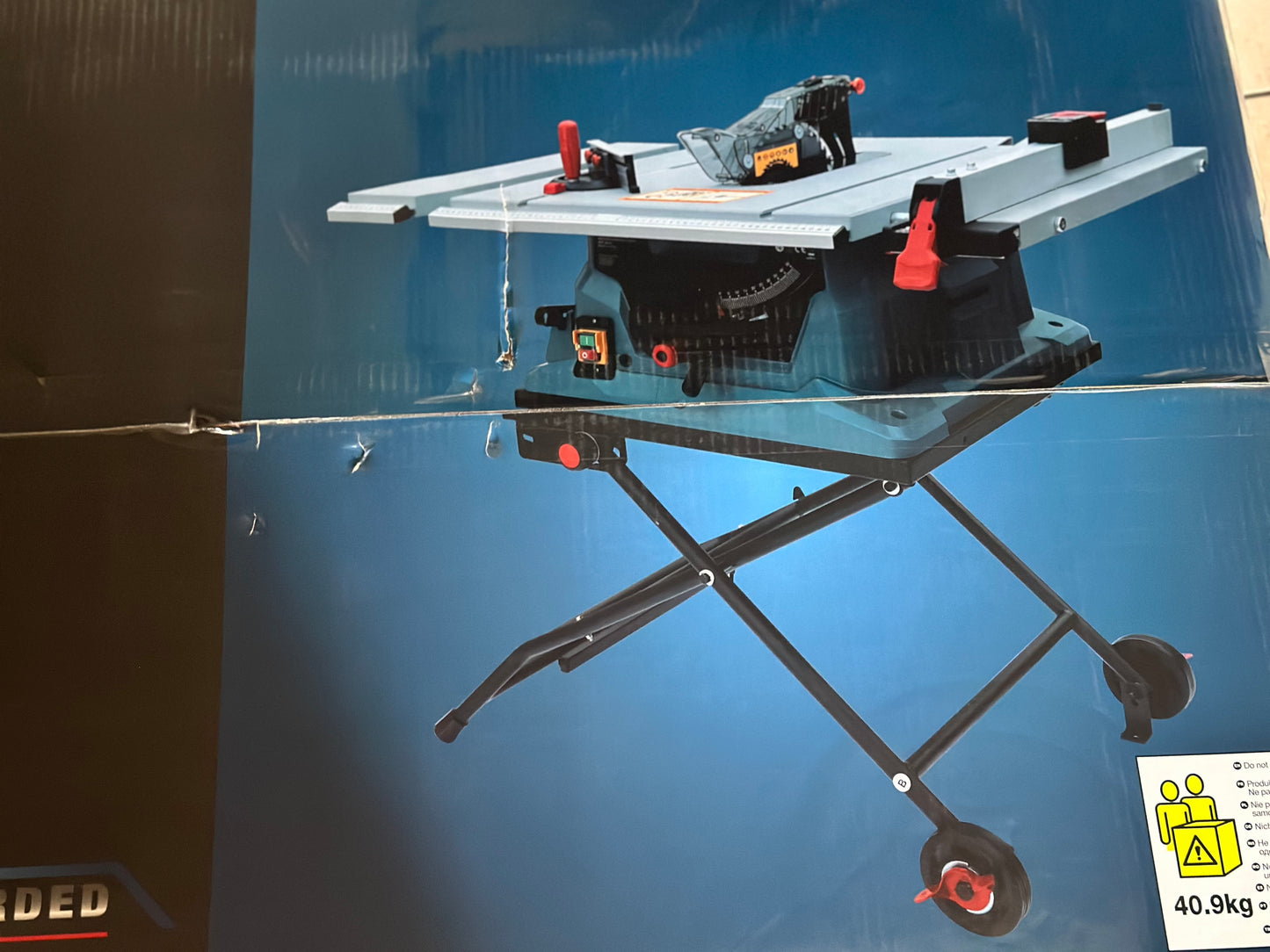 Scie sur table 1500W 254 mm - Erbauer neuf emballer
