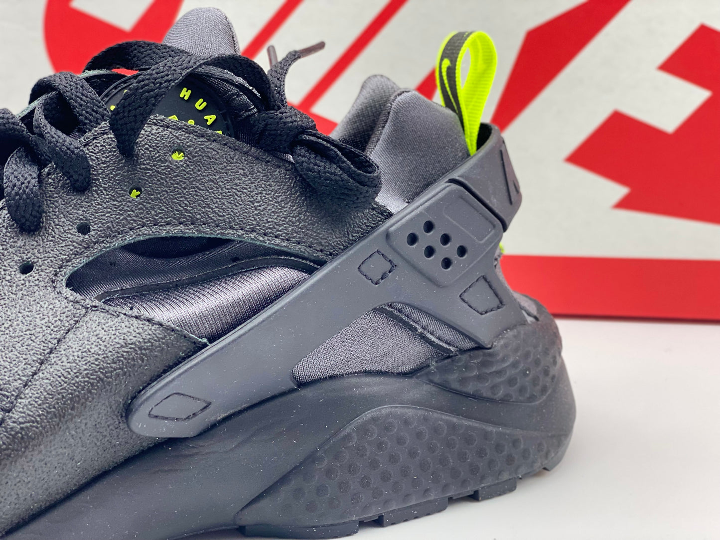 Nike air Huarache Hommes Sneaker Noir Loisirs Chaussures de Sport