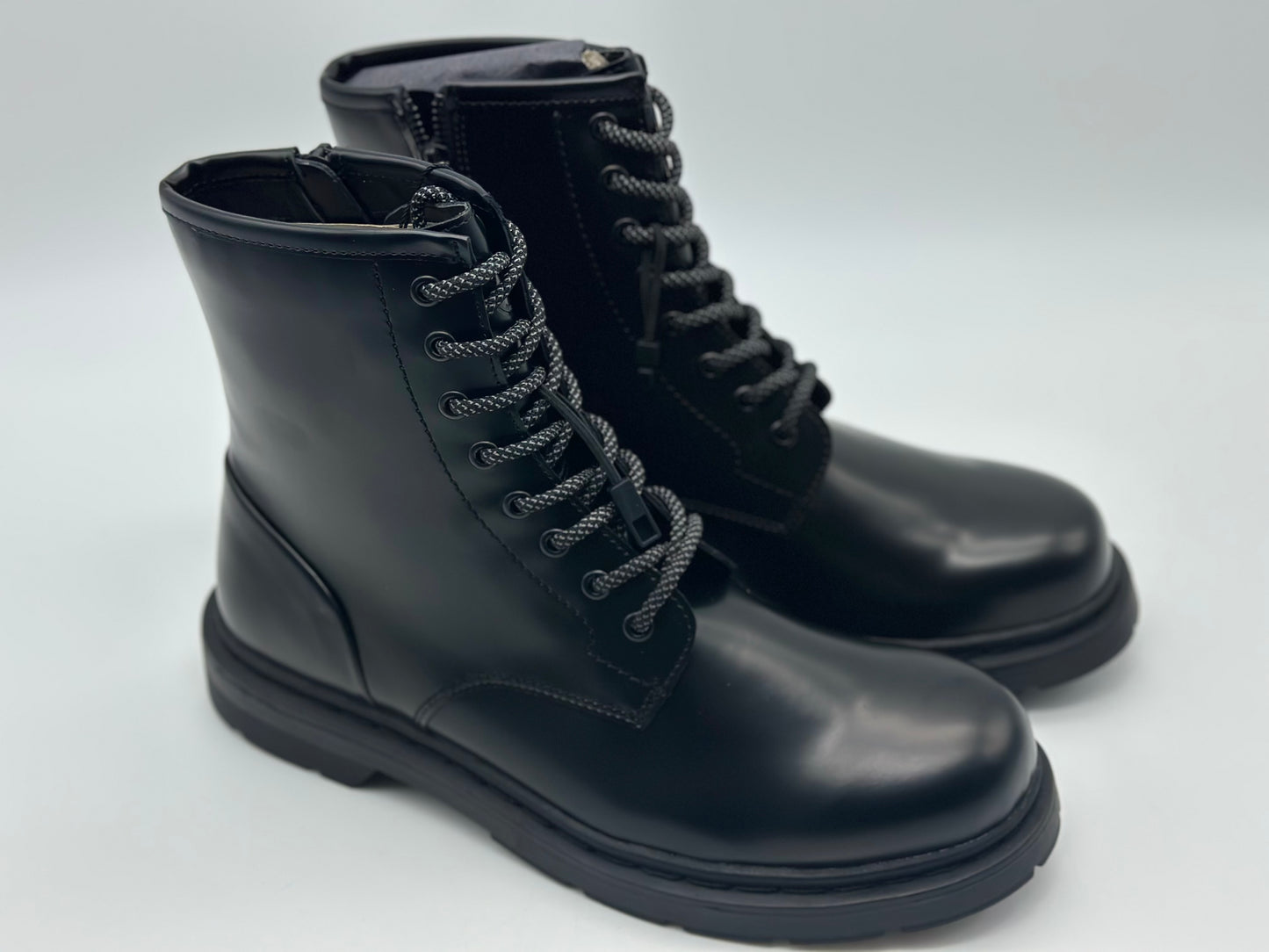 Bottines à lacets - black