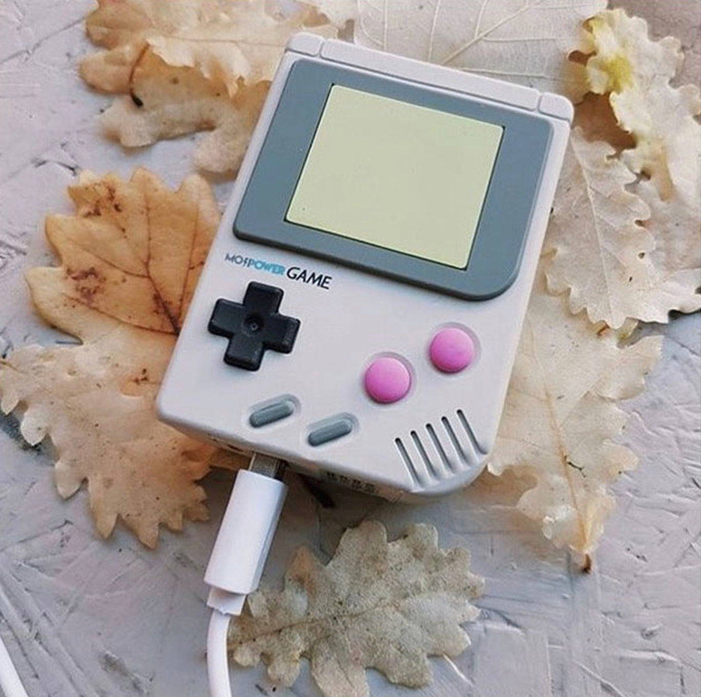 MojiPower Game Boy PowerBank Gris BATTERIE EXTERNE 2600 MAH - GAME BOY