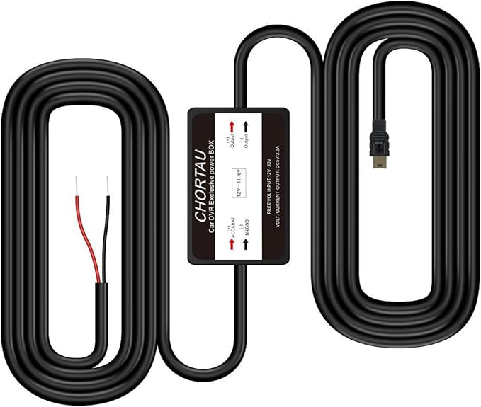 CHORTAU Car Camera Dash CAM Hard Wire Kit