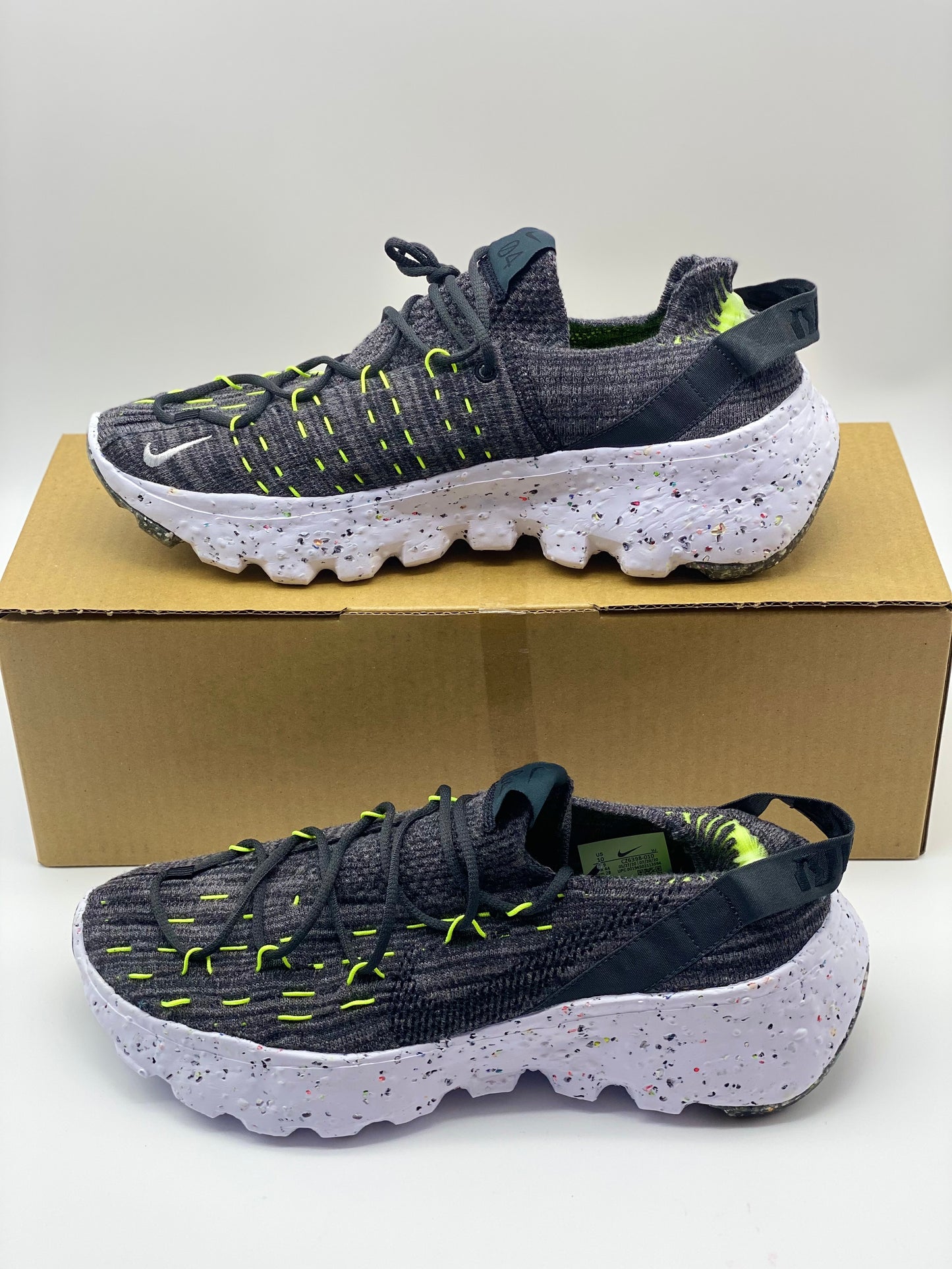 Chaussures de running Nike Space Hippie 04 pour hommes - Noir - Synthétique - Lacets
