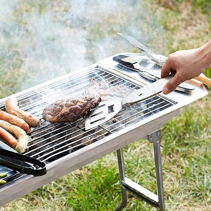 Basics Ustensile pliable 4 en 1 pour barbecue neuf