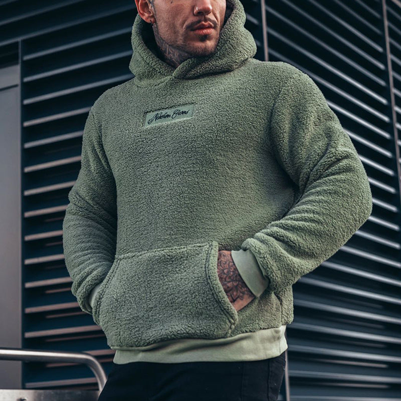 Hoodie "Teddy-Plush" – Sweat à Capuche Ultra-Doux & Grande Poche Kangourou