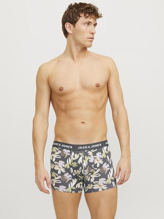 JACK & JONES Jacabstract Trunks Lot de 7 Boxers Homme