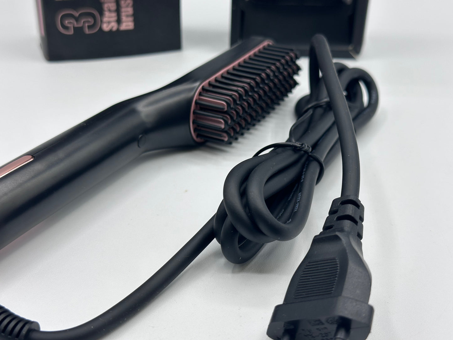 Lisseur à Barbe pour Hommes, Brosse Lissante pour Cheveux, Brosse Lisseur à Barbe Electrique Lisseur Professionnel 3 en 1 pour Hommes et Femmes à la Maison et en Voyage