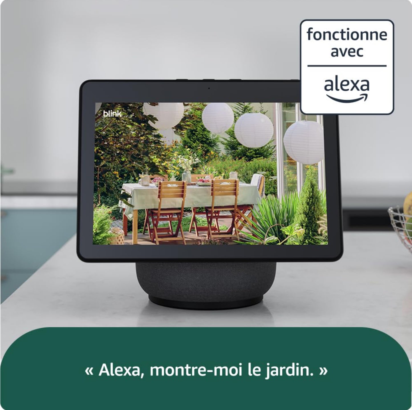 Nouvelle caméra Blink (Outdoor 4) : caméra de surveillance connectée HD sans fil, 2 ans d'autonomie, détection de mouvements avancée, fonctionne avec Alexa (système 1 caméra avec Sync Module Core)