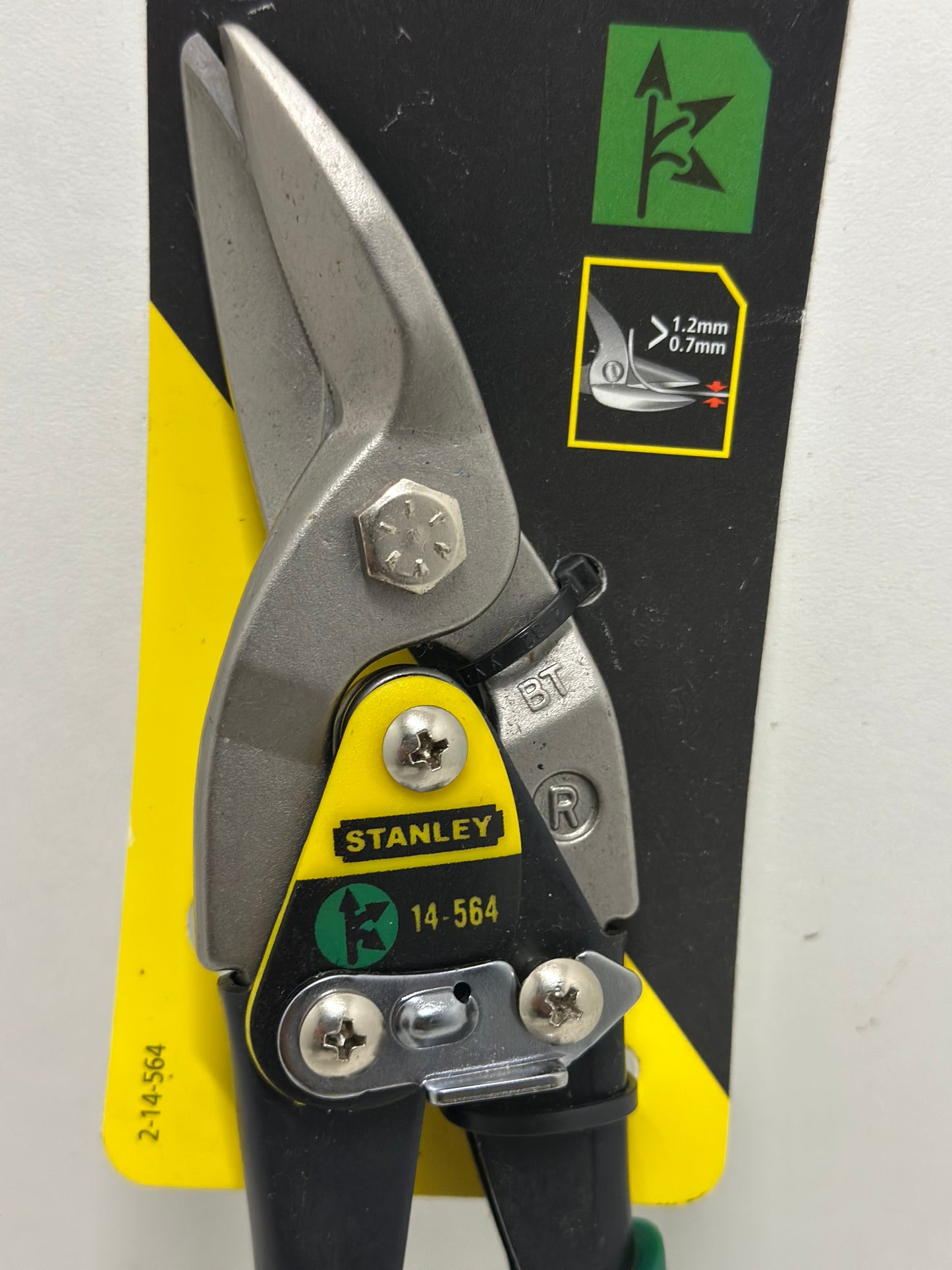Stanley MaxSteel 14-564 Cisaille d'aviation courbe droite 24,9 cm