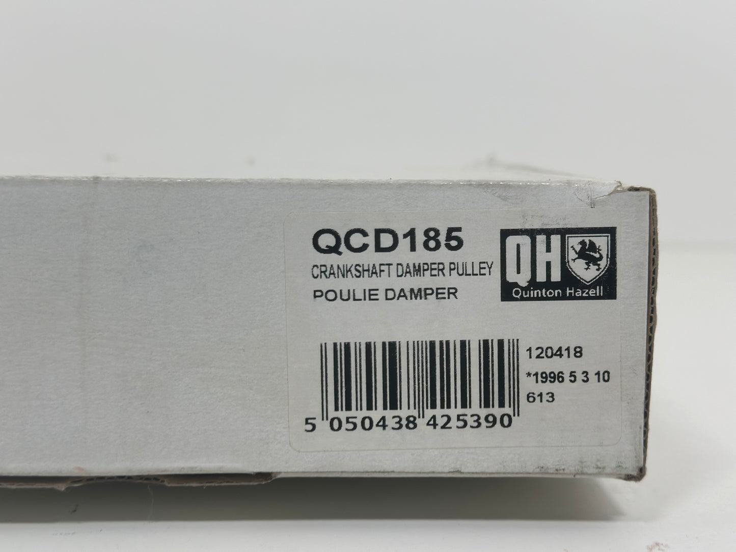 QUINTON HAZELL QCD185 Poulie damper (vilebrequin)
Réf.: QCD185
EAN: 5050438425390 pour Nissan, Opel, Renault, VAUXHALL