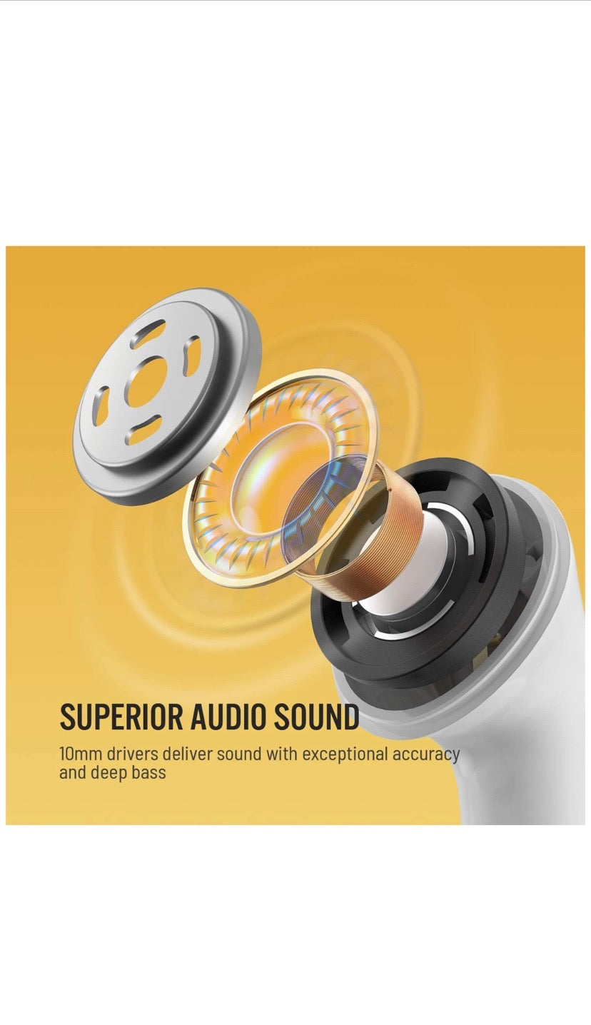Écouteurs sans fil, intra-auriculaires M3, Bluetooth 5.0, basses profondes, musique immersive neuves