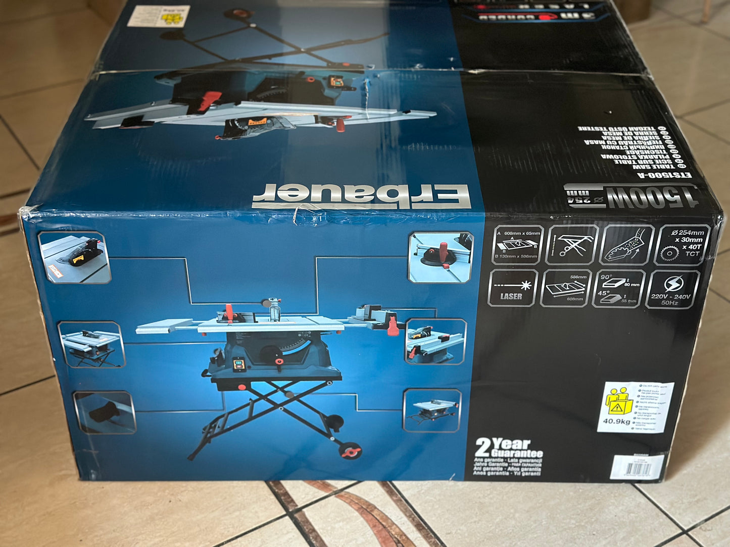 Scie sur table 1500W 254 mm - Erbauer