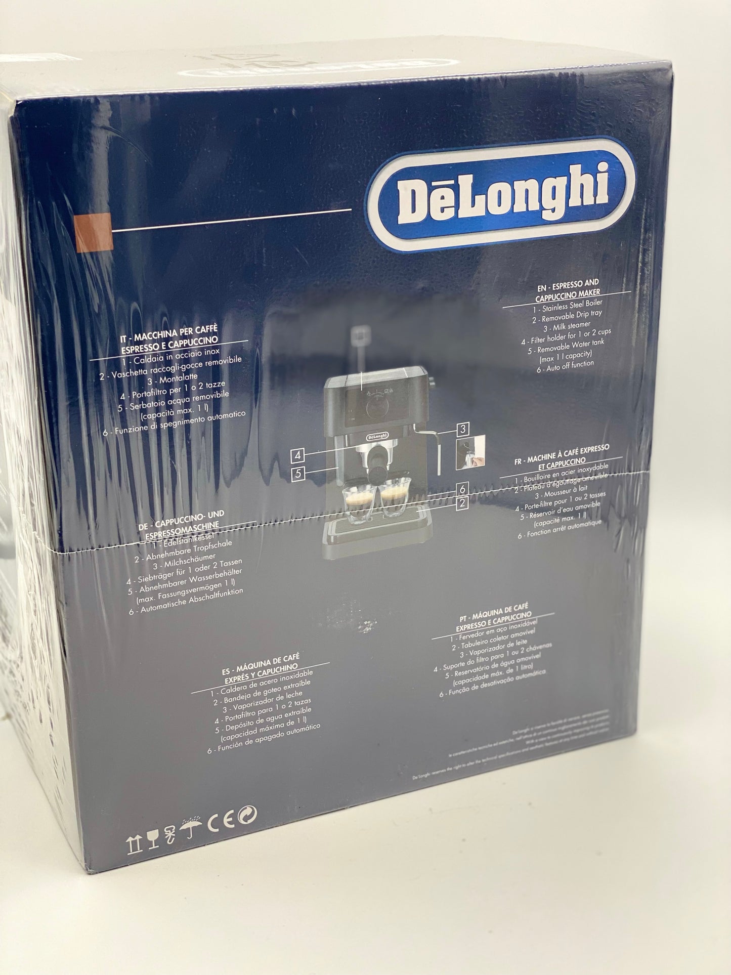 De'Longhi Stilosa, machine à expresso à pompe Barista traditionnelle