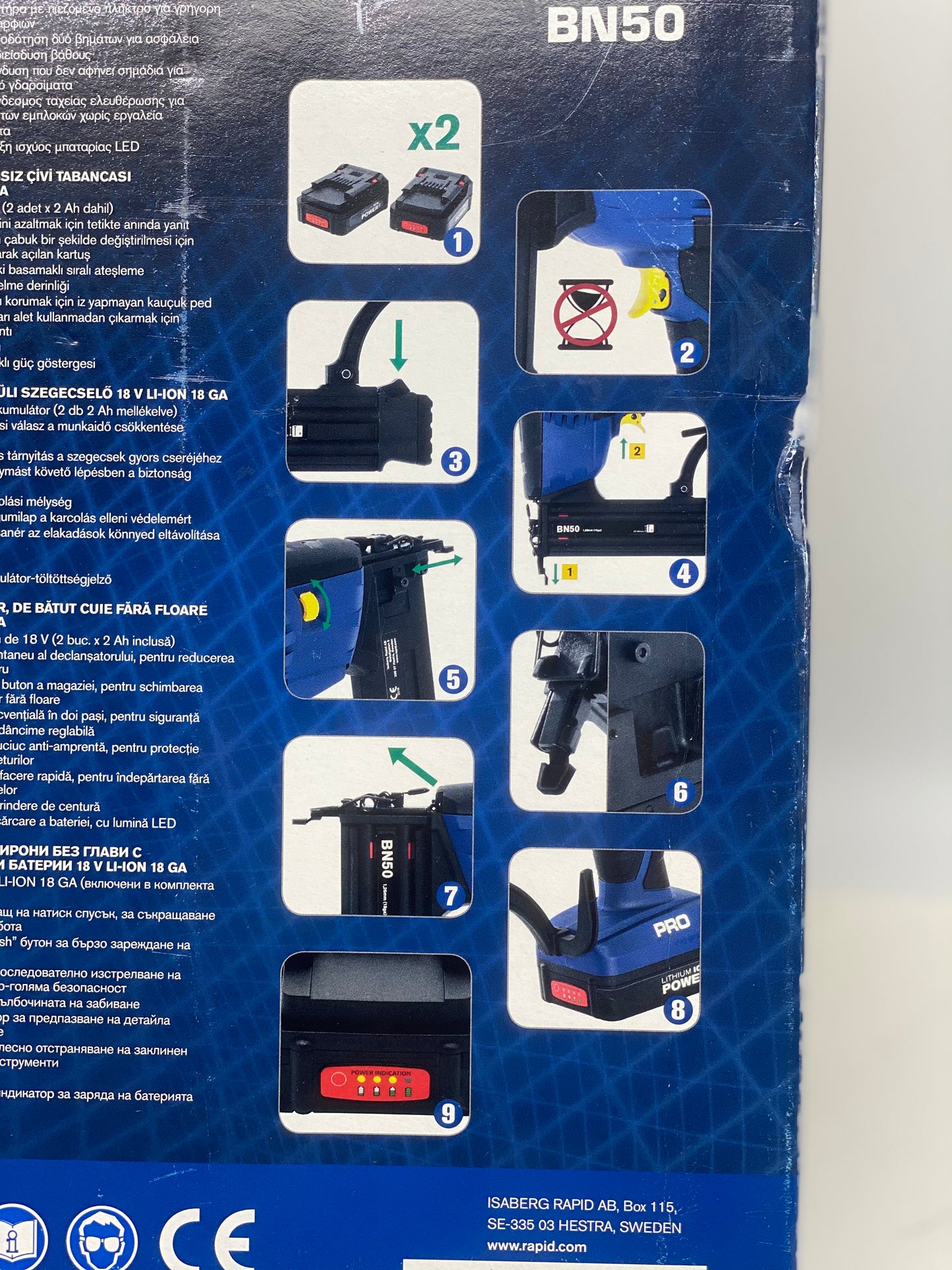 CLOUEUR PROFESSIONNEL PRO BN50 RAPID neuve