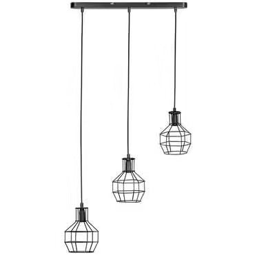 Lustre Métal 120 cm 61.5 cm CAJOU coloris noir