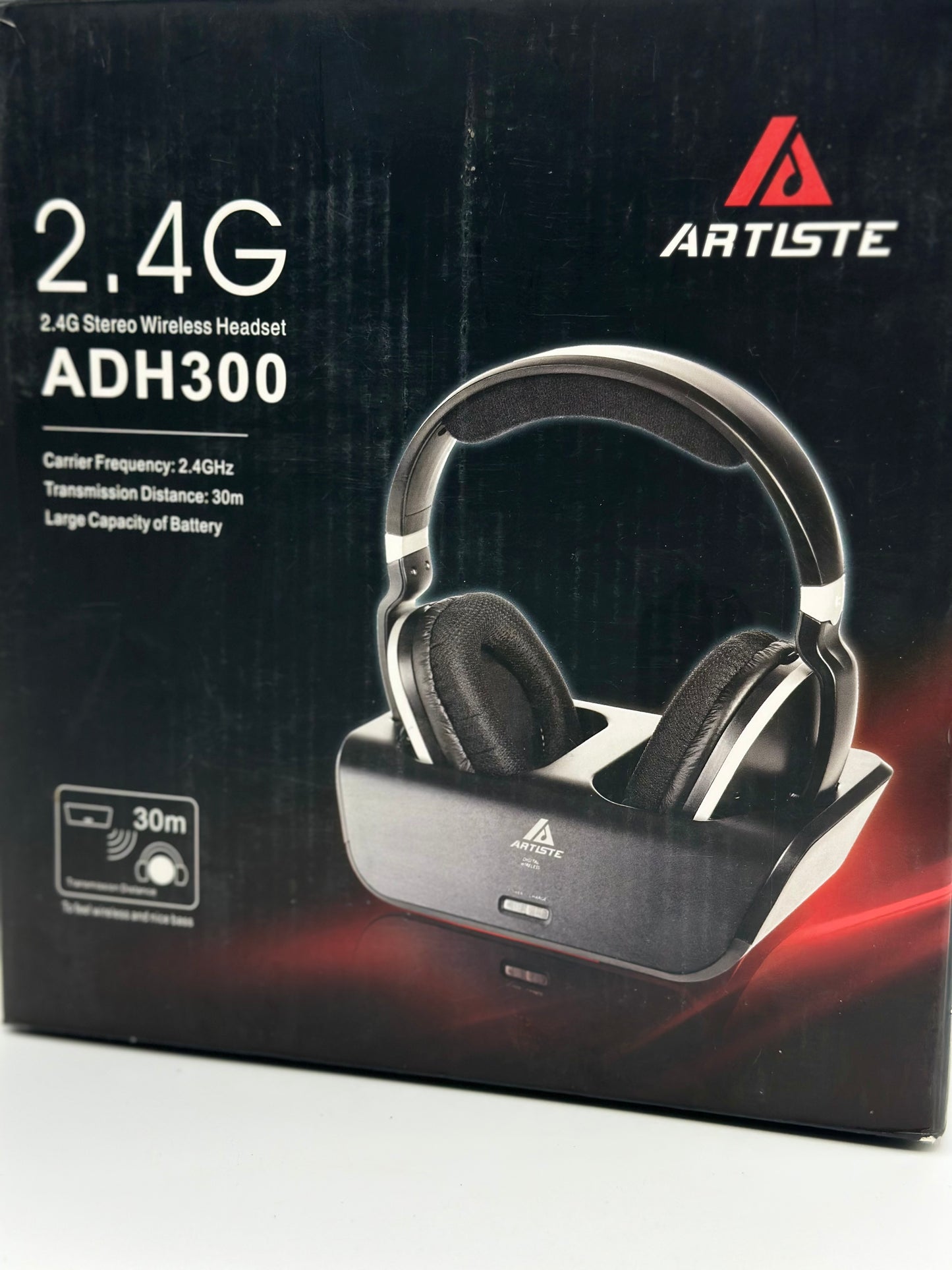 ARTISTE ADH300 Casque Hi-Fi sans fil audio pour ordinateur, TV, pour iPhone 6/6 Plus