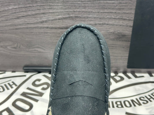 - Pantoufles style mocassin - Anthracite taille 44,5