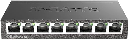 D-Link Switch 8 ports boîtier métal neuf