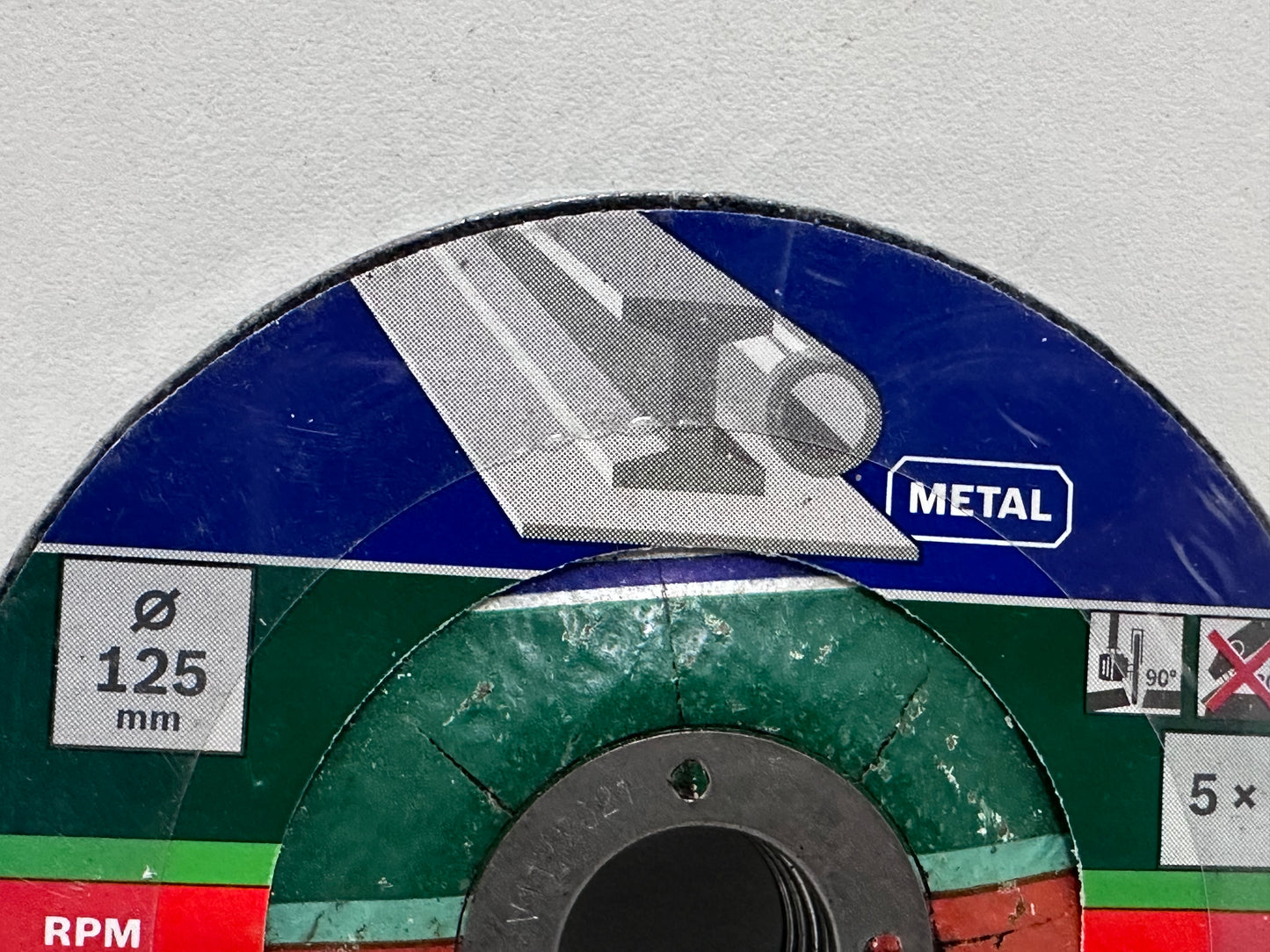 Bosch Accessories BOSCH 2609256333-5 disques de coupe en métal 125 x 2,5 mm, Acodado, Multicolore, 125 mm